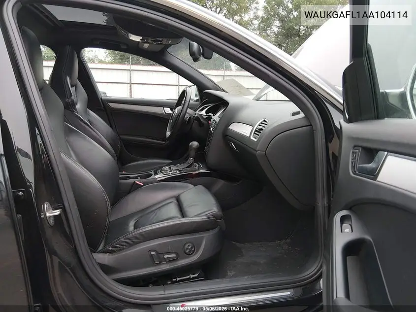 2010 Audi S4 3.0 Premium Plus VIN: WAUKGAFL1AA104114 Lot: 45035779