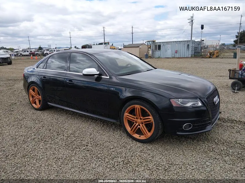 2010 Audi S4 3.0 Premium Plus VIN: WAUKGAFL8AA167159 Lot: 45298662