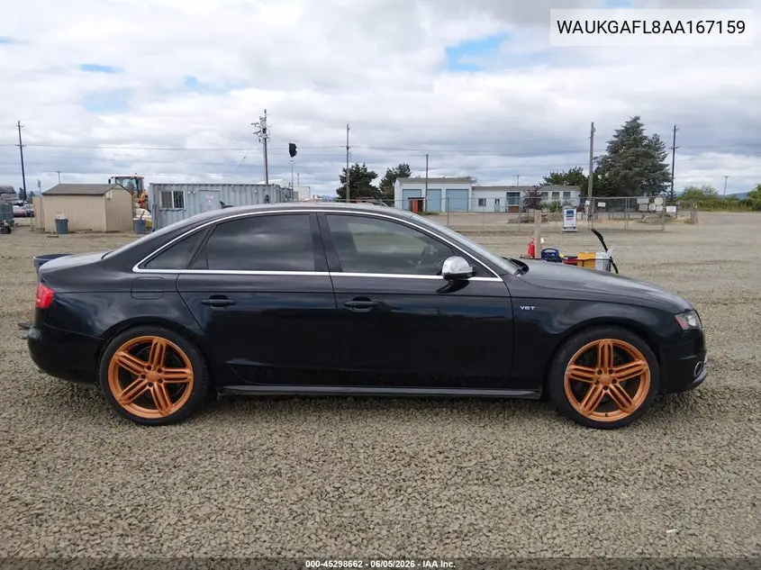 2010 Audi S4 3.0 Premium Plus VIN: WAUKGAFL8AA167159 Lot: 45298662