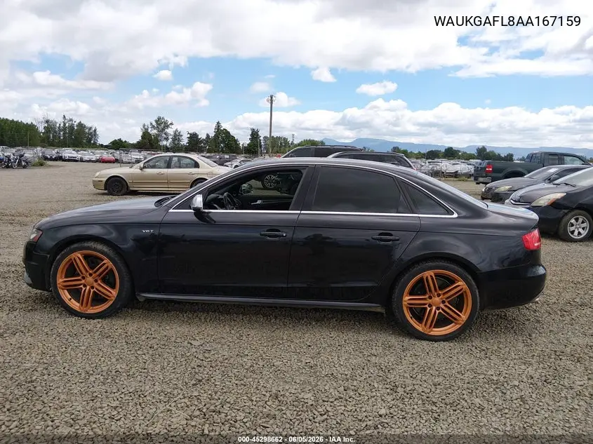 2010 Audi S4 3.0 Premium Plus VIN: WAUKGAFL8AA167159 Lot: 45298662