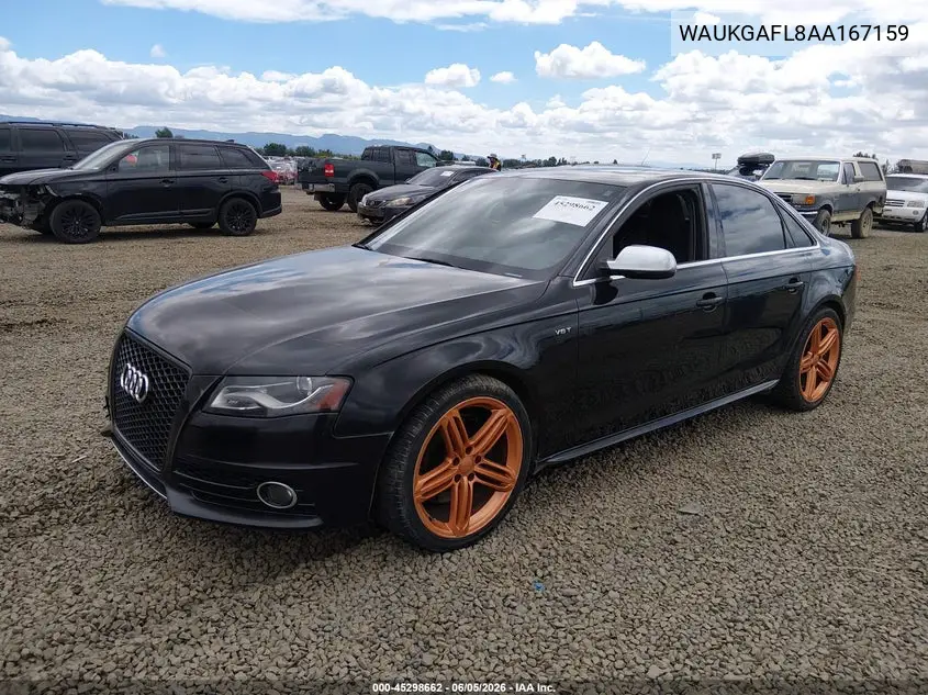 2010 Audi S4 3.0 Premium Plus VIN: WAUKGAFL8AA167159 Lot: 45298662