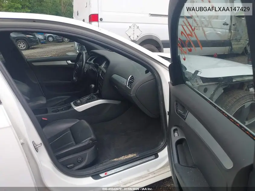2010 Audi S4 3.0 Premium Plus VIN: WAUBGAFLXAA147429 Lot: 45542070