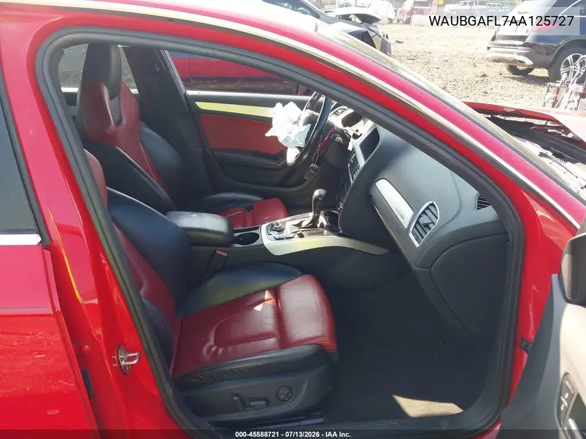2010 Audi S4 3.0 Premium Plus VIN: WAUBGAFL7AA125727 Lot: 45588721