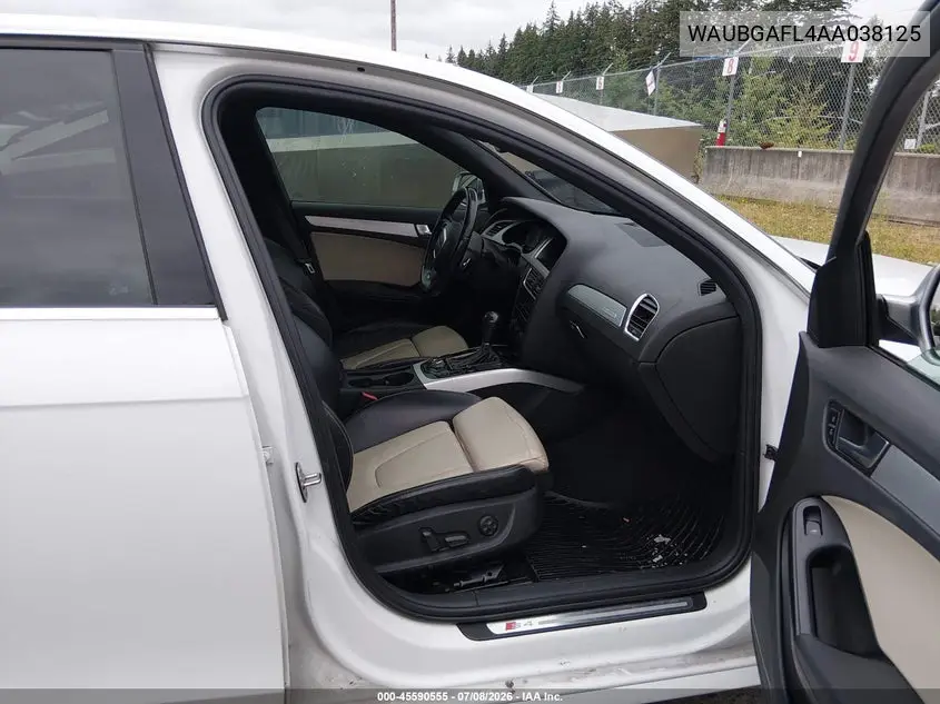 2010 Audi S4 3.0 Premium Plus VIN: WAUBGAFL4AA038125 Lot: 45590555