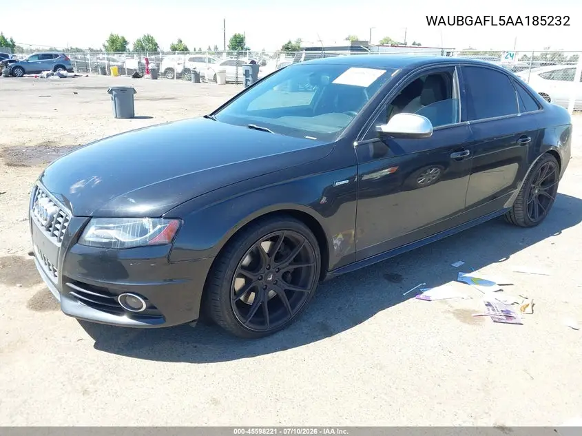 2010 Audi S4 3.0 Premium Plus VIN: WAUBGAFL5AA185232 Lot: 45598221