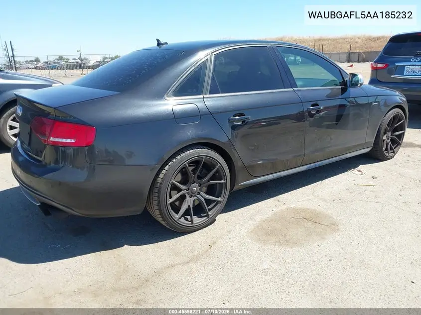 2010 Audi S4 3.0 Premium Plus VIN: WAUBGAFL5AA185232 Lot: 45598221