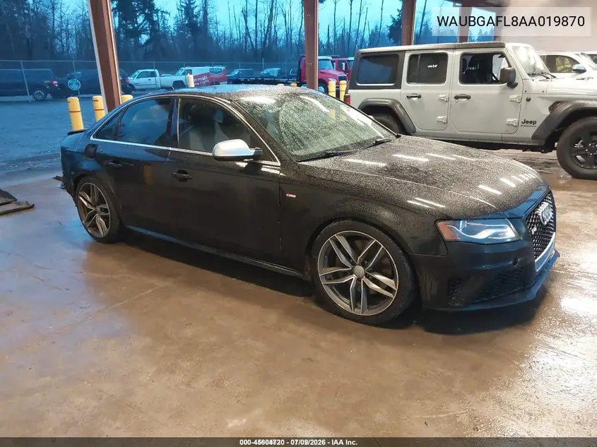 2010 Audi S4 3.0 Premium Plus VIN: WAUBGAFL8AA019870 Lot: 45604720