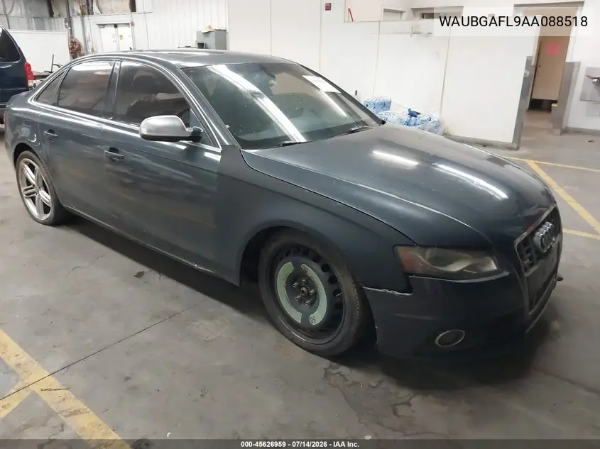 2010 Audi S4 3.0 Premium Plus VIN: WAUBGAFL9AA088518 Lot: 45626959