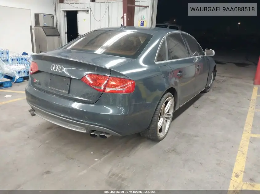 2010 Audi S4 3.0 Premium Plus VIN: WAUBGAFL9AA088518 Lot: 45626959
