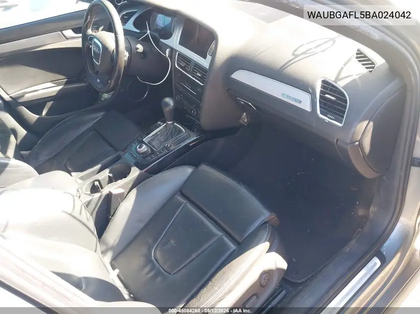 2011 Audi S4 3.0 Premium Plus VIN: WAUBGAFL5BA024042 Lot: 45084268