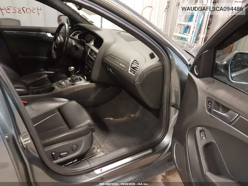 2012 Audi S4 3.0 Premium Plus VIN: WAUDGAFL3CA094486 Lot: 45073234