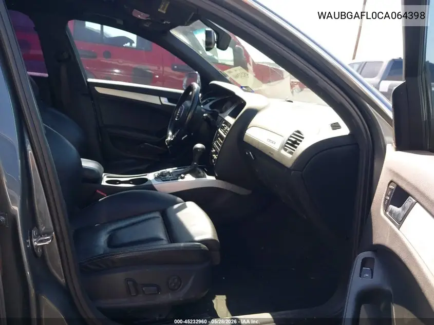 2012 Audi S4 3.0 Premium Plus VIN: WAUBGAFL0CA064398 Lot: 45232960