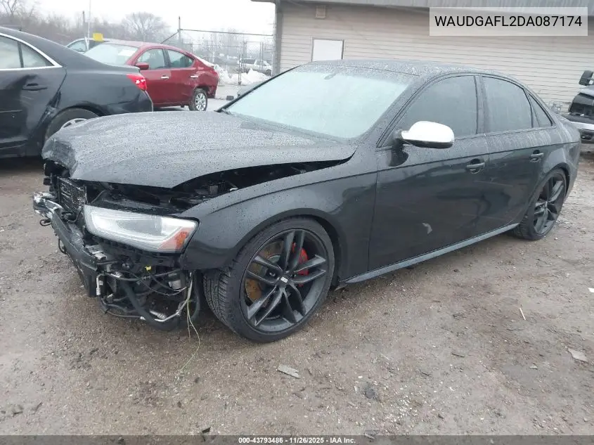WAUDGAFL2DA087174 2013 Audi S4 3.0T Premium Plus