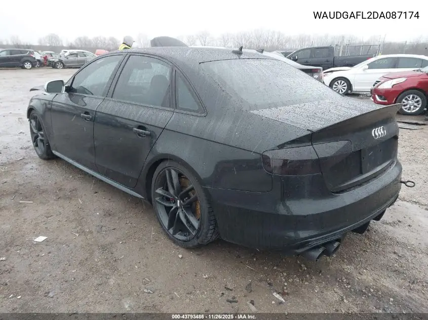 WAUDGAFL2DA087174 2013 Audi S4 3.0T Premium Plus