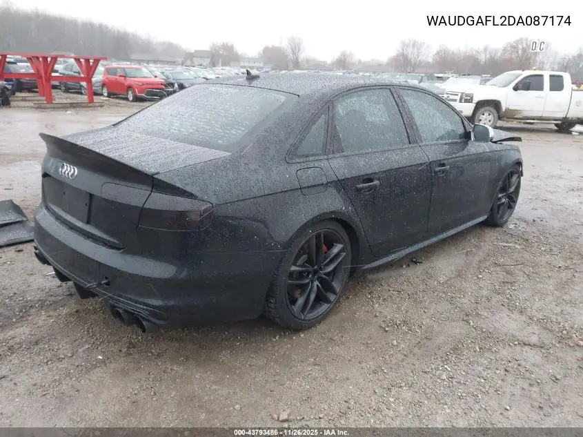 WAUDGAFL2DA087174 2013 Audi S4 3.0T Premium Plus