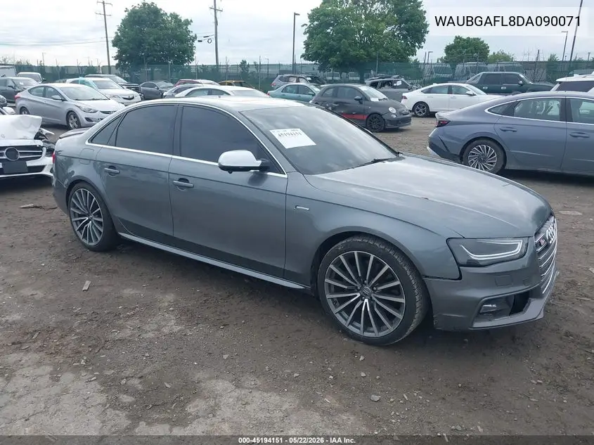 2013 Audi S4 3.0T Premium Plus VIN: WAUBGAFL8DA090071 Lot: 45194151