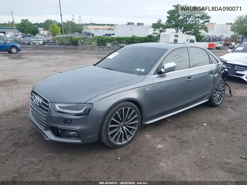 2013 Audi S4 3.0T Premium Plus VIN: WAUBGAFL8DA090071 Lot: 45194151