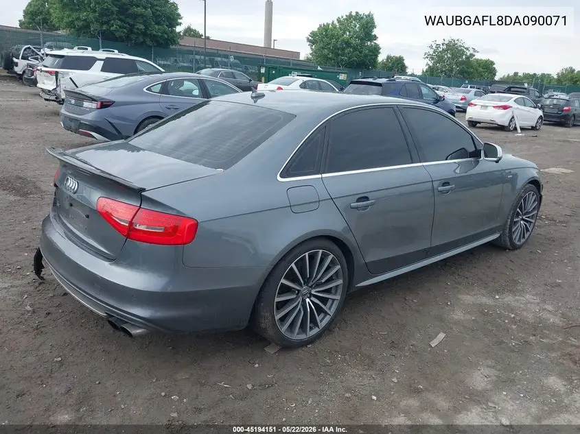 2013 Audi S4 3.0T Premium Plus VIN: WAUBGAFL8DA090071 Lot: 45194151