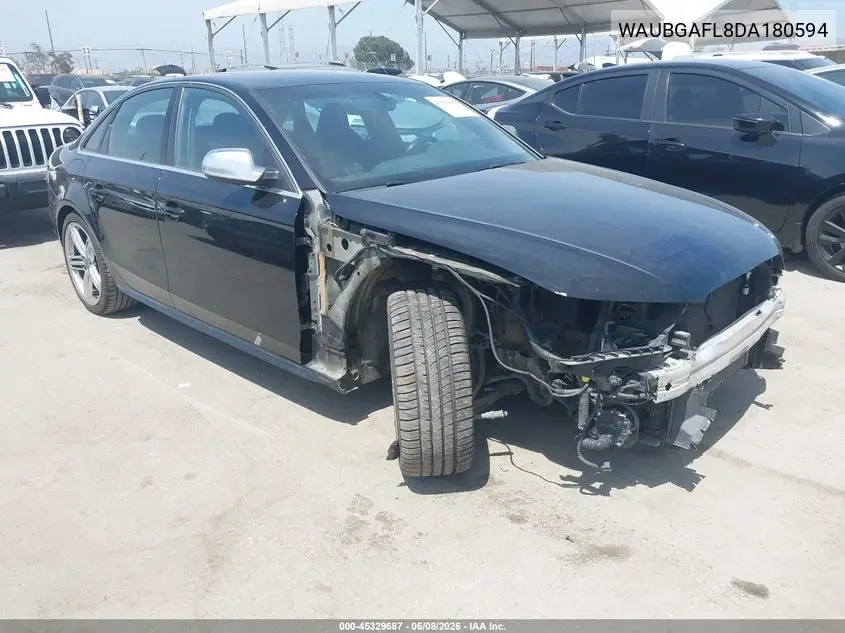 2013 Audi S4 3.0T Premium Plus VIN: WAUBGAFL8DA180594 Lot: 45329687