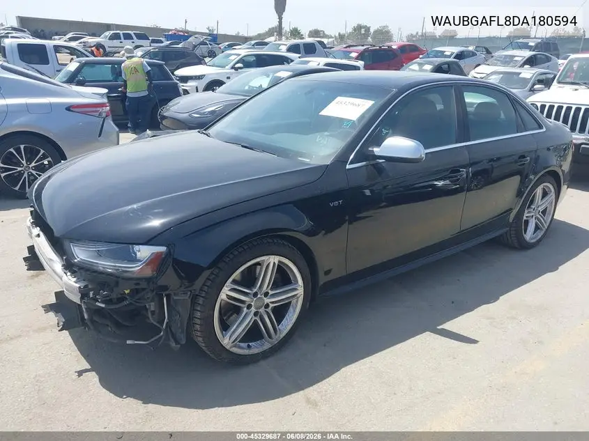 2013 Audi S4 3.0T Premium Plus VIN: WAUBGAFL8DA180594 Lot: 45329687