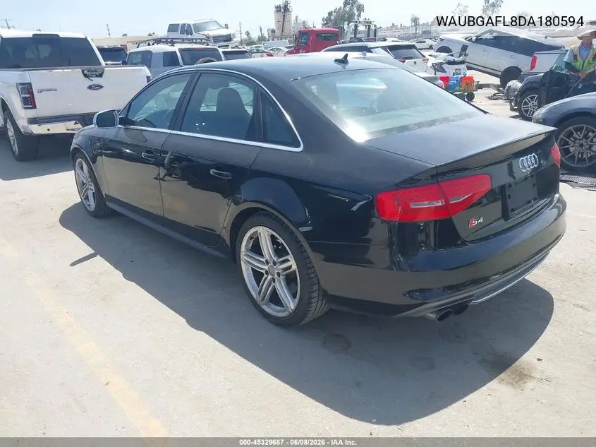 2013 Audi S4 3.0T Premium Plus VIN: WAUBGAFL8DA180594 Lot: 45329687