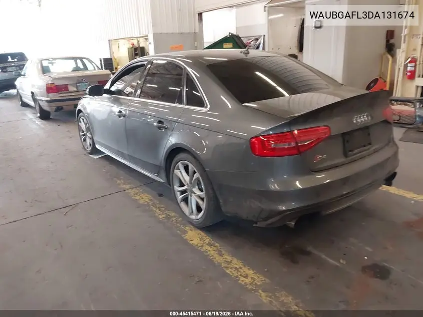 2013 Audi S4 3.0T Premium Plus VIN: WAUBGAFL3DA131674 Lot: 45415471