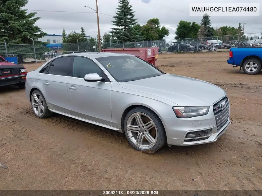 WAUHGCFL1EA074480 2014 Audi S4 3.0 Technik