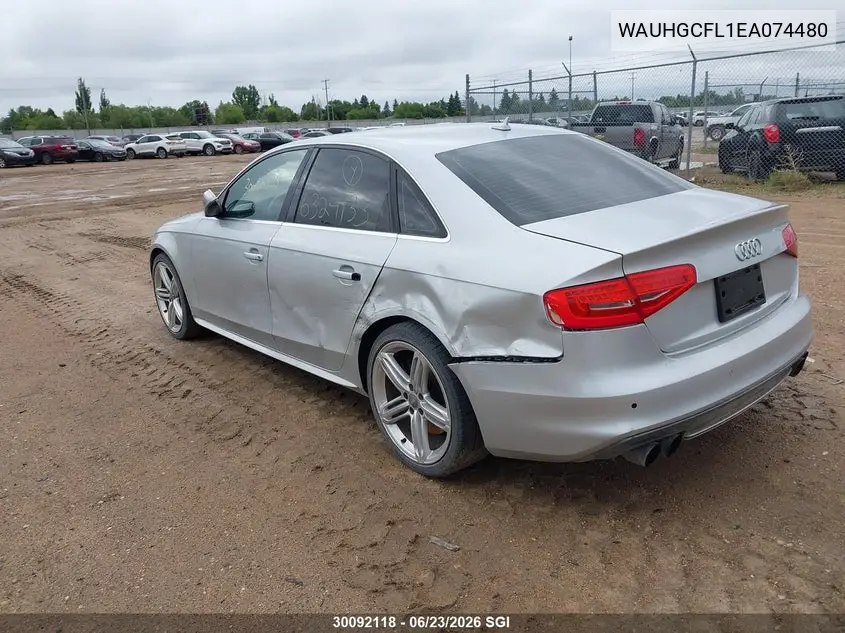 WAUHGCFL1EA074480 2014 Audi S4 3.0 Technik