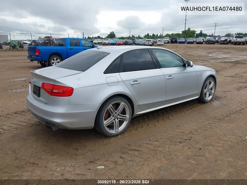 WAUHGCFL1EA074480 2014 Audi S4 3.0 Technik