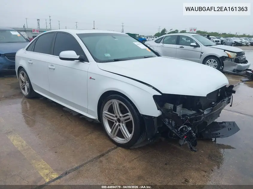 2014 Audi S4 3.0T Premium Plus VIN: WAUBGAFL2EA161363 Lot: 44894779