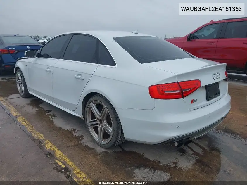 2014 Audi S4 3.0T Premium Plus VIN: WAUBGAFL2EA161363 Lot: 44894779