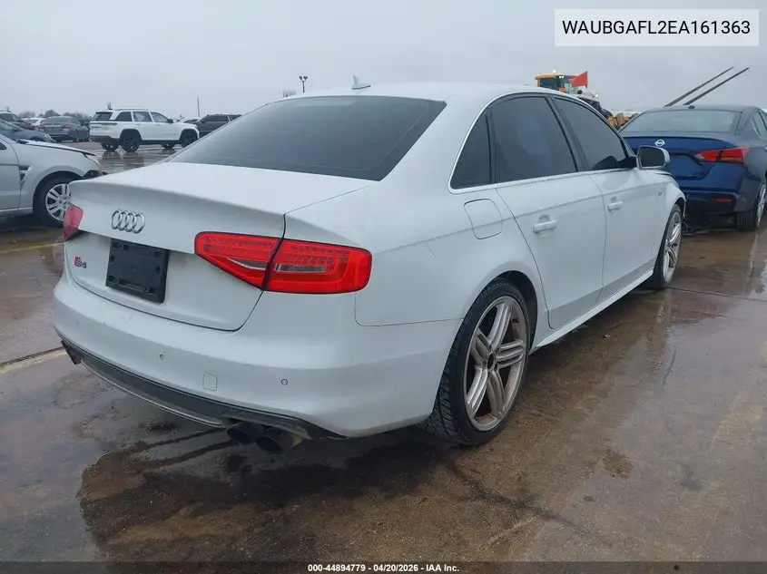 2014 Audi S4 3.0T Premium Plus VIN: WAUBGAFL2EA161363 Lot: 44894779