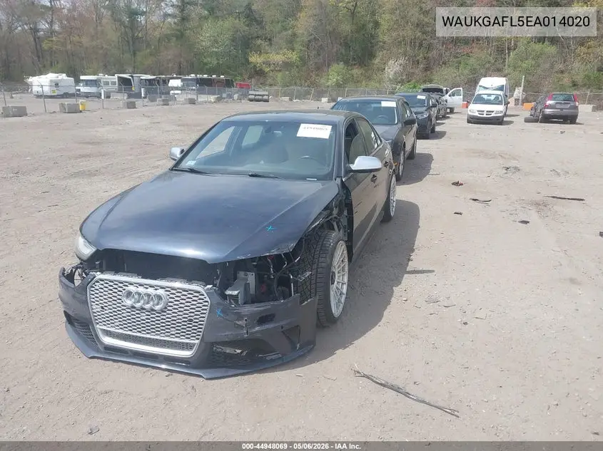 2014 Audi S4 3.0T Premium Plus VIN: WAUKGAFL5EA014020 Lot: 44948069