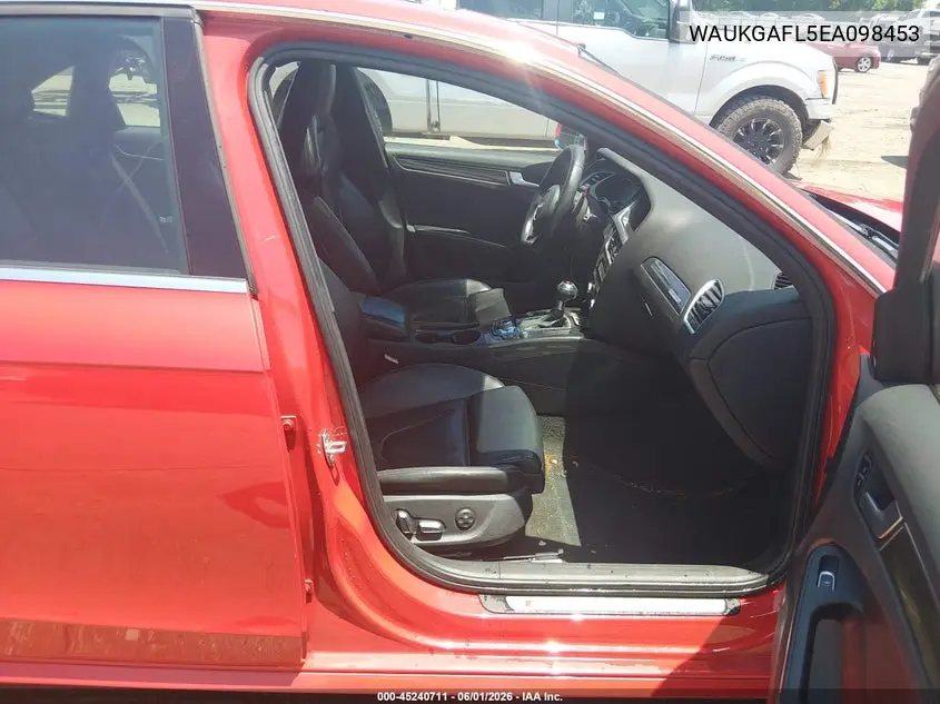 2014 Audi S4 3.0T Premium Plus VIN: WAUKGAFL5EA098453 Lot: 45240711