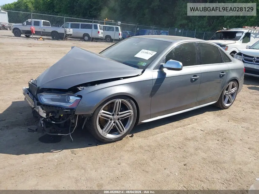 2014 Audi S4 3.0T Premium Plus VIN: WAUBGAFL9EA028129 Lot: 45288214