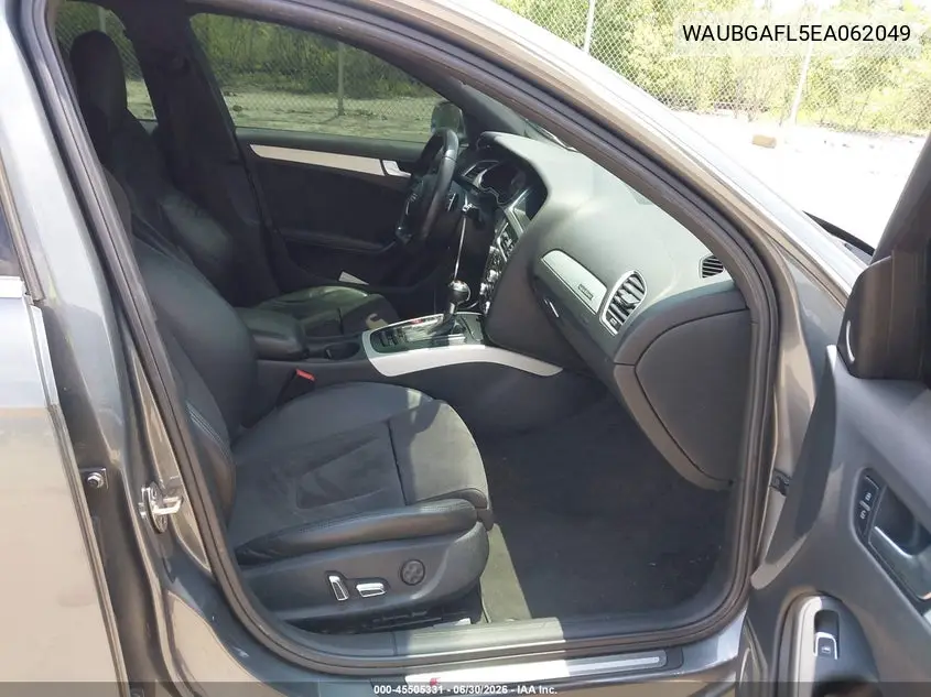 2014 Audi S4 3.0T Premium Plus VIN: WAUBGAFL5EA062049 Lot: 45505331