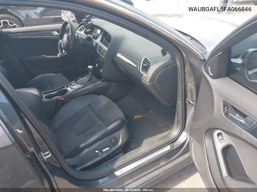 2015 Audi S4 3.0T Premium Plus VIN: WAUBGAFL5FA066846 Lot: 45413406