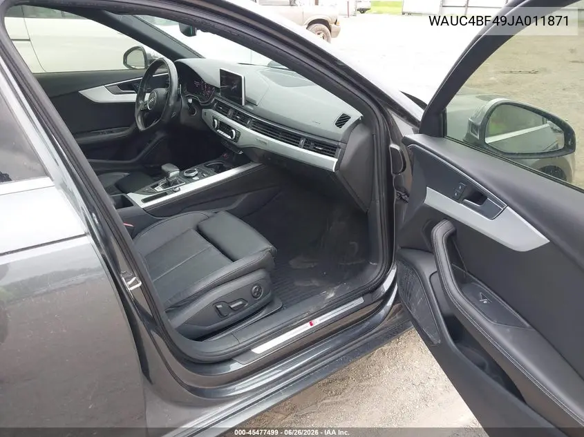 2018 Audi S4 3.0T Premium Plus VIN: WAUC4BF49JA011871 Lot: 45477499