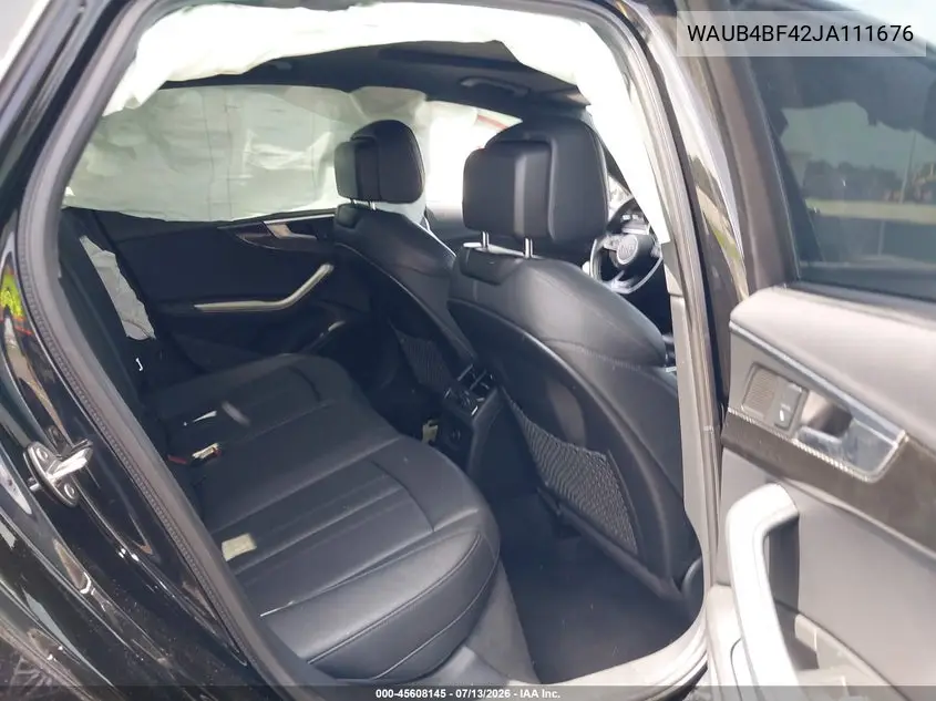 2018 Audi S4 3.0T Premium Plus VIN: WAUB4BF42JA111676 Lot: 45608145