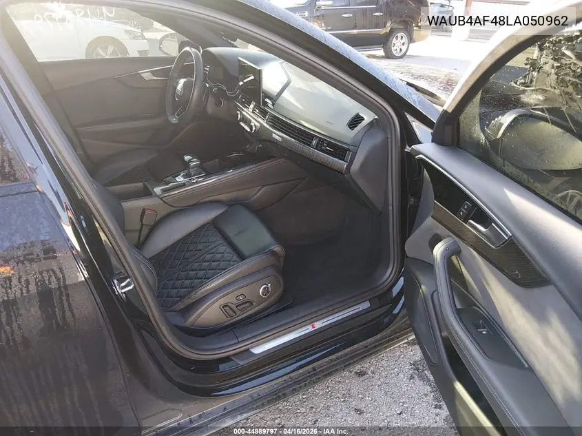 2020 Audi S4 Premium Plus Tfsi Quattro Tiptronic VIN: WAUB4AF48LA050962 Lot: 44889797