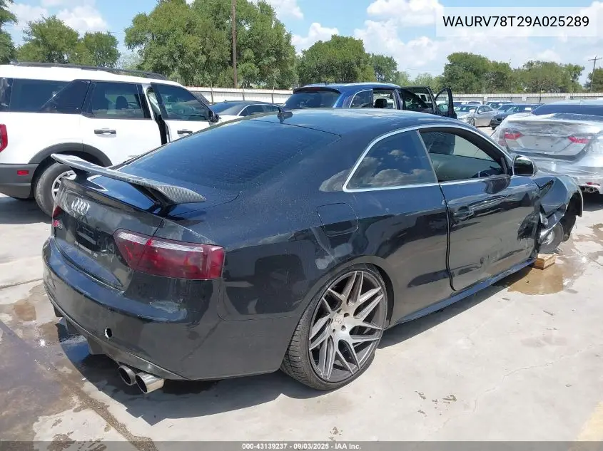 WAURV78T29A025289 2009 Audi S5 4.2L