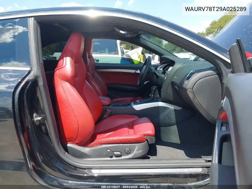 WAURV78T29A025289 2009 Audi S5 4.2L