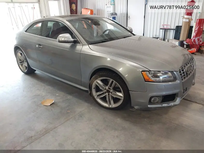 2009 Audi S5 4.2L VIN: WAURV78T99A025600 Lot: 45448820