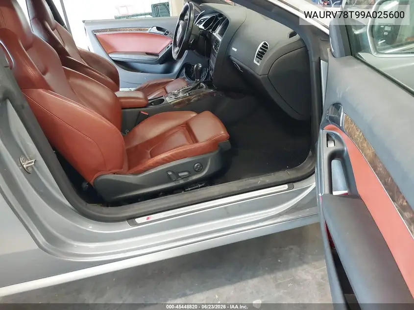 2009 Audi S5 4.2L VIN: WAURV78T99A025600 Lot: 45448820
