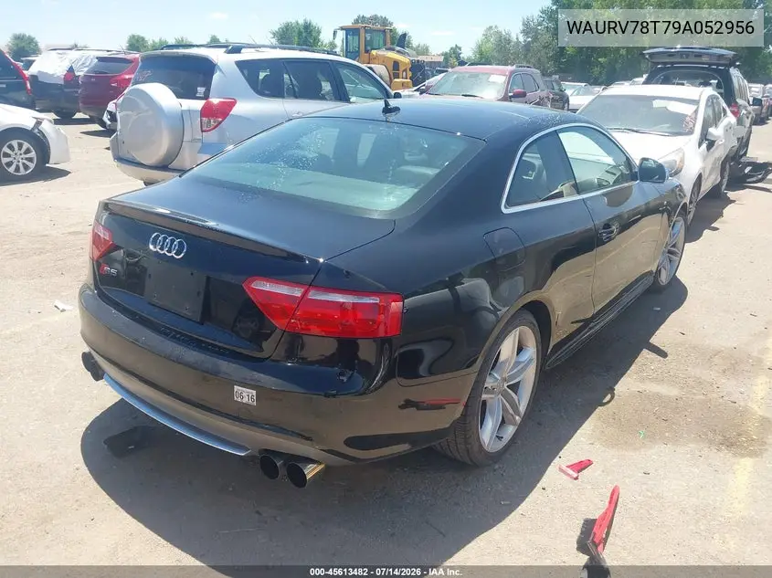 2009 Audi S5 4.2L VIN: WAURV78T79A052956 Lot: 45613482