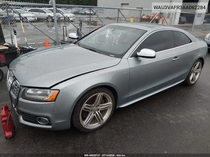 2010 Audi S5 4.2 Premium Plus VIN: WAU3VAFR3AA062284 Lot: 45630737