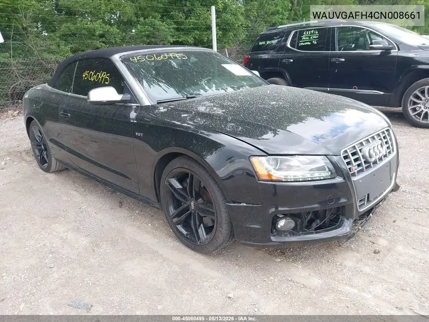 2012 Audi S5 3.0 Premium Plus VIN: WAUVGAFH4CN008661 Lot: 45060495