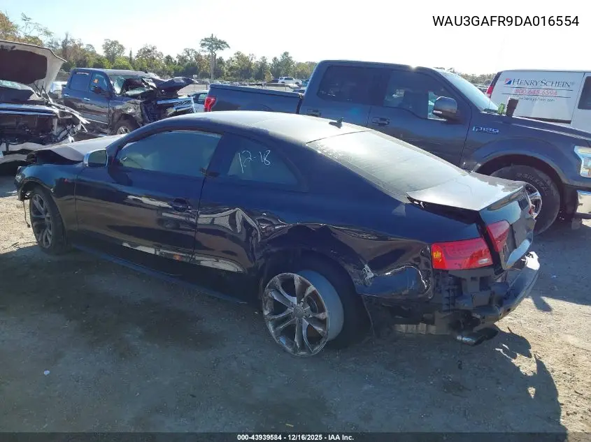 2013 Audi S5 3.0T Premium Plus VIN: WAU3GAFR9DA016554 Lot: 43939584