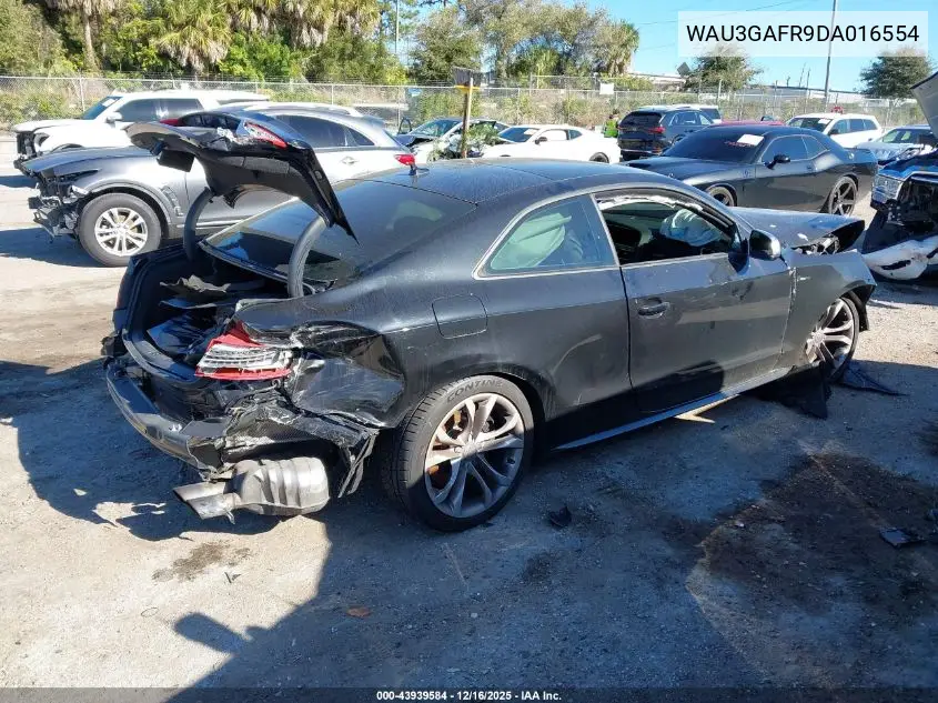 2013 Audi S5 3.0T Premium Plus VIN: WAU3GAFR9DA016554 Lot: 43939584