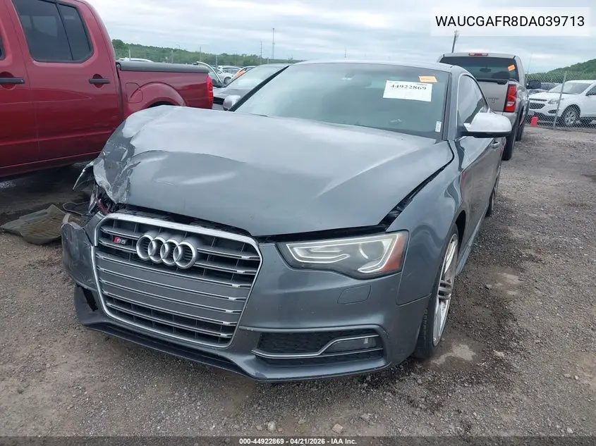 2013 Audi S5 3.0T Premium Plus VIN: WAUCGAFR8DA039713 Lot: 44922869